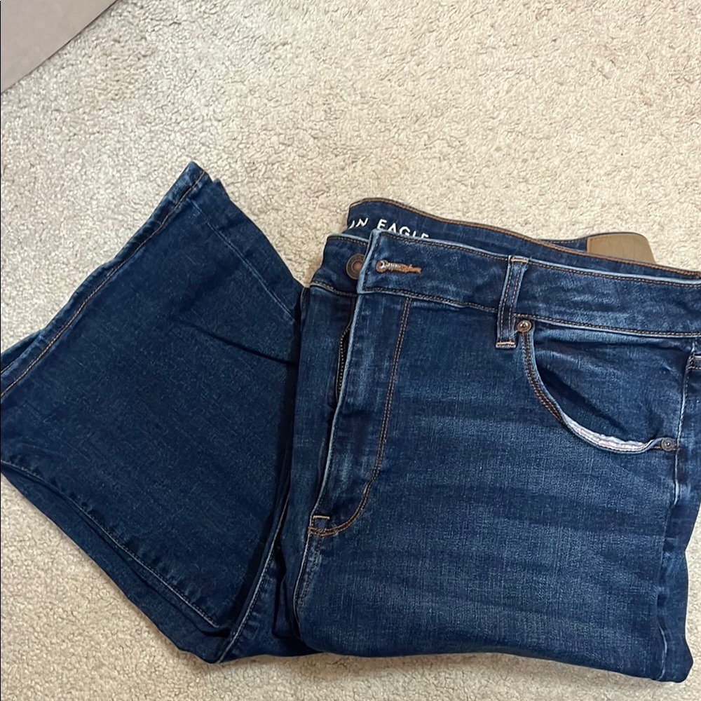 American Eagle Outfitters Dark Blue Boot Cut Jeans